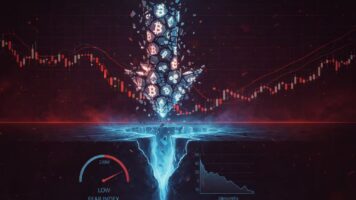 Crypto Market Plunges 40% from Peak as Fear Index Hits Two-Month Low
